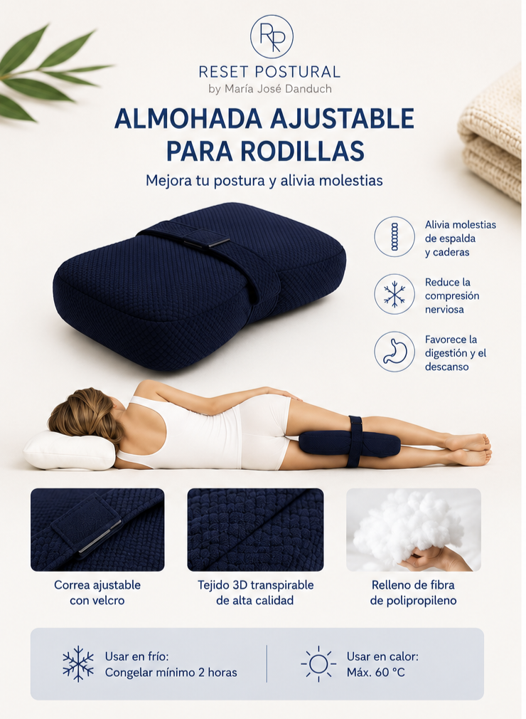 Almohada Ajustable para Rodillas | Descansa mejor y cuida tu postura mientras duermes - Imagen 2