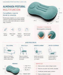 Alternative view of Almohada Hinchable Ergonómica de Viaje | Descanso cómodo en cualquier lugar