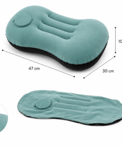 Almohada Hinchable Ergonómica de Viaje | Descanso cómodo en cualquier lugar