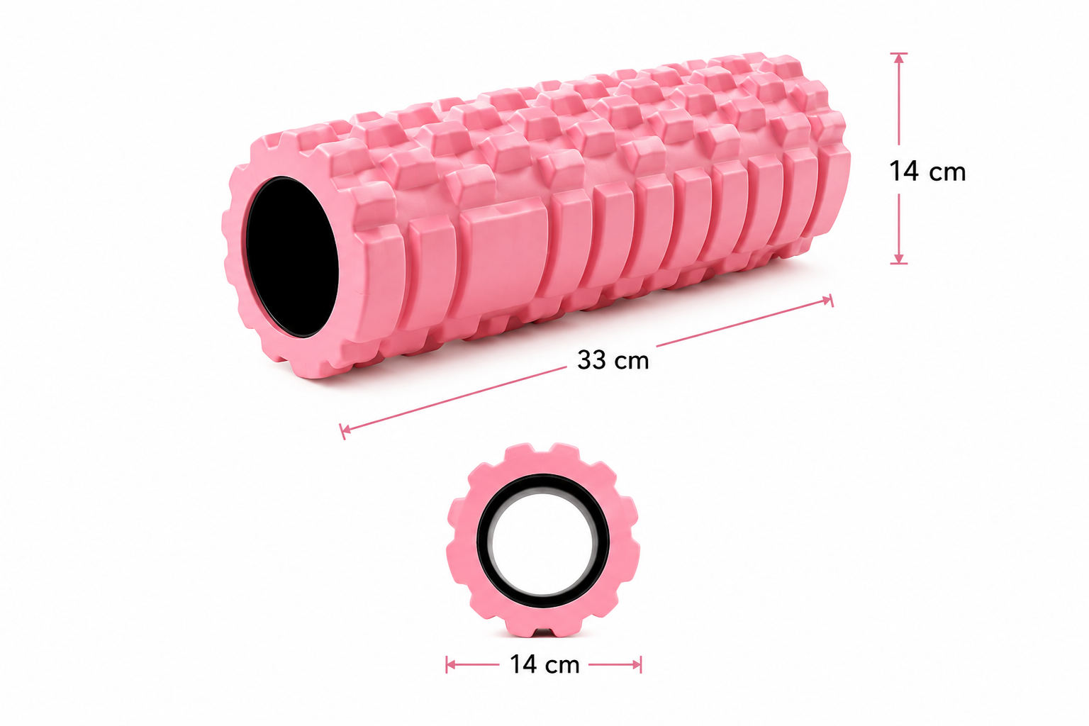 Foam Roller de Masaje EVA Alta Densidad | Libera tensión, mejora tu movilidad y acelera tu recuperación