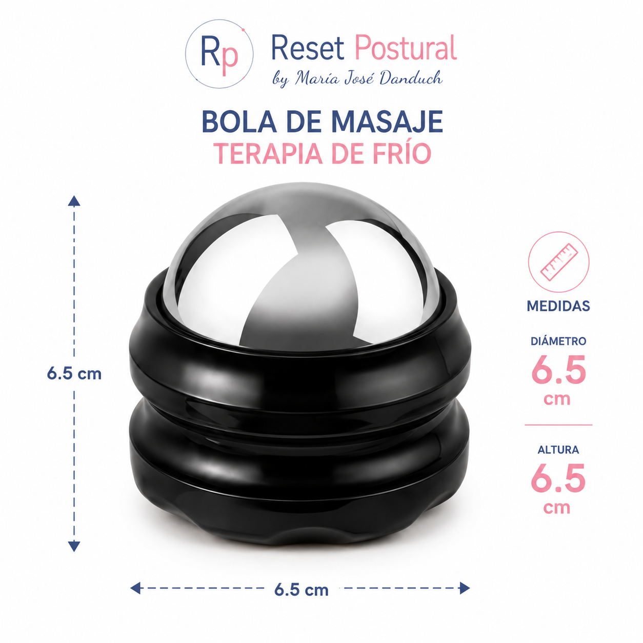 Bola de Masaje con Terapia de Frío | Recuperación muscular y alivio inmediato