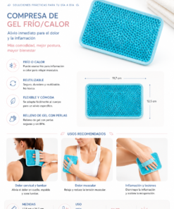 Alternative view of Compresa de Gel Frío/Calor Reutilizable | Alivio natural para músculos y articulaciones