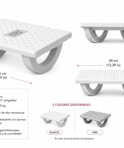 Reposapiés Ergonómico para Oficina y Hogar | Mejora tu postura y trabaja con mayor comodidad