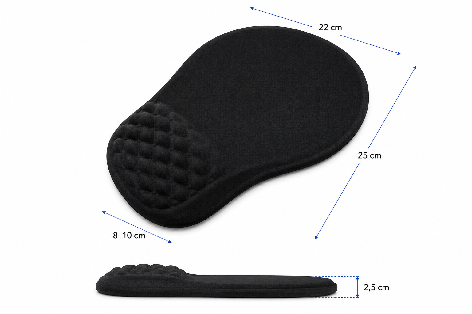 Alfombrilla Ergonómica con Reposamuñecas