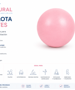 Alternative view of Mini Pelota de Pilates Antideslizante | Fortalece el core, mejora tu estabilidad y cuida tu postura